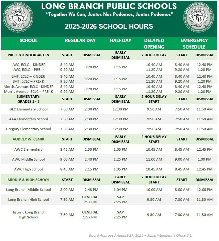 School Hours